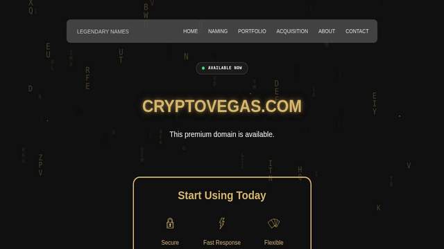 CryptoVegas casino screenshot